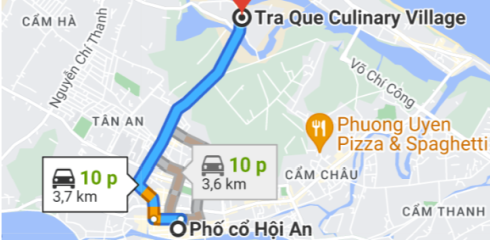 Village de légumes de Tra Que et Cours de cuisine 