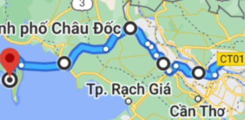 Ben Tre - Sadec - Long Xuyen - Chau Doc - Ha Tien - Phu Quoc