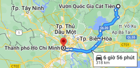 Randonnée au parc national de Nam Cat Tien – 3 jours