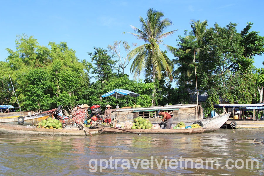 Can Tho: Floating Market and Biking Tour in Phong Dien